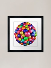 Arte astratta Gumballs -