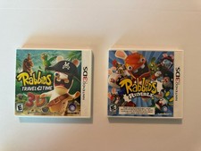 Lotto 2 giochi Rabbids Rumble Rabbids Travel In Time Nintendo 3DS nuovi sigillati