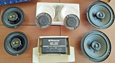 Lotto 6 altoparlanti auto + 1 crossover vintage – AS-IS ricambi hi-fi