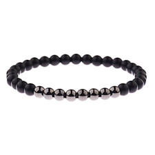 Bracciale Uomo Ematite 6mm con