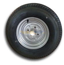 RUOTA COMPLETA 145-10 DELI TIRE ATTACCO FIAT 98X4 PER CARRELLO APPENDICE O RIMOR