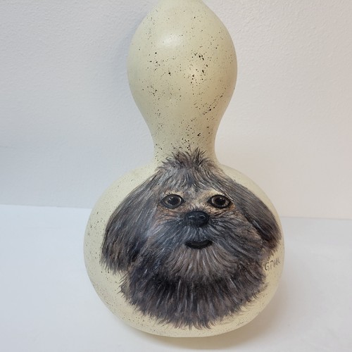 Arte popolare cane zucca