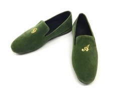 PANTOFOLE CHIUSE UOMO IN VELLUTO GEDA PERSONALIZZABILI CON INIZIALI