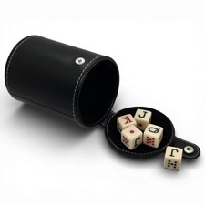 Tazza foderata in feltro nero