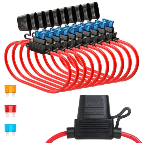 10pcs scatola portafusibili - 10pcs,