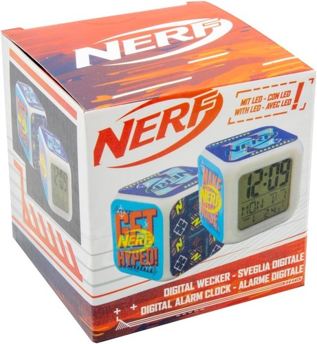 Nerf orologio sveglia digitale - nerf,