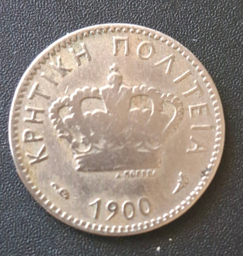 Grecia lepta 1900 k - 5,
