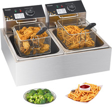 Friggitrice elettrica doppio - elettrica,