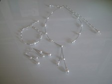 Parure bijoux ivoire - parure, ivoire/blanc