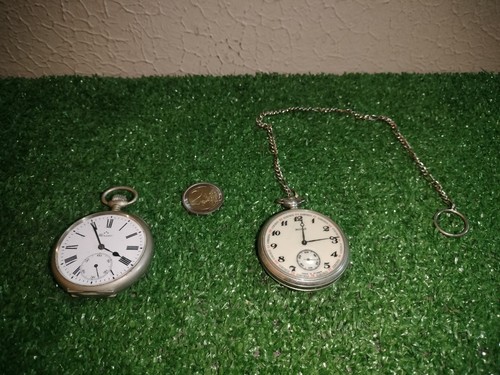 Coppia orologi tasca ferrovia - coppia,