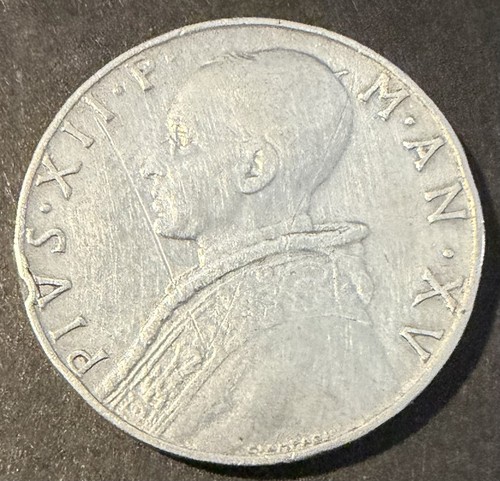 Moneta lire vaticano 1953 - vaticano,