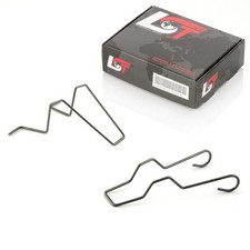 2x Universale Faro Morsetto di Fissaggio Acciaio Inox Molle Lampadina per