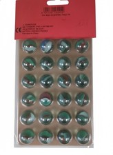 Set 24 Biglie Vetro Colorate