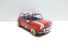 Mini Cooper 1.3i Sport Pack Tuning Rosso del 1997 - 1/18 Artigianale base Solido
