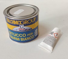 MASTICE STUCCO PER MARMO CERAMICA ML125 BICOMPONENTE POLIESTERE PER CREPE E FORI