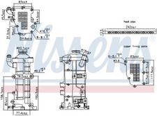 989503 NISSENS Radiatore