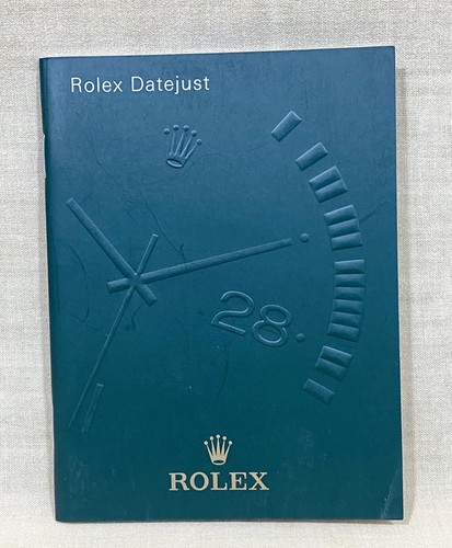 Rolex datejust booklet 2006 - rolex,