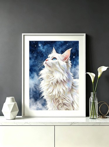 Set fluffy maine coon - di,