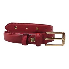 Cintura Donna Ecopelle Rossa
