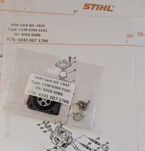 Kit manutenzione carburatore
