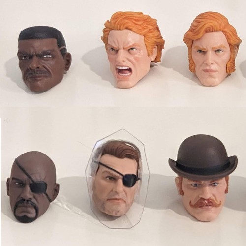 Marvel legends lotto teste - 6,