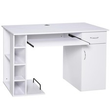 Scrivania ergonomica bianca - pc,