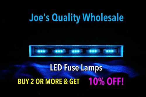 Lampada fusibile blu - (100),