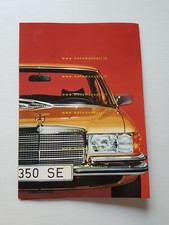 Mercedes Benz 280 S - 280 SE - 350 SE 1973 depliant originale francese