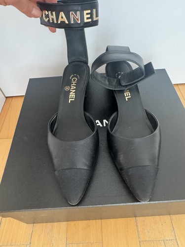 Chanel sandali cinturino nero - chanel,