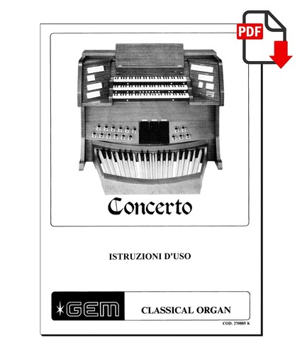 Gem concerto manuale - manuale, di