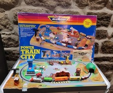 RARO Micromachines Power Train City completo e funzionante con scatola e istruzioni