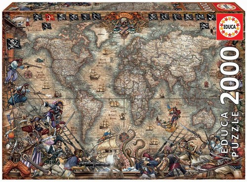 Educa puzzle 2000 - pezzi, mappa