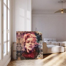 Quadro Marilyn Monroe Intense stampa su tela canvas pop art arredamento design