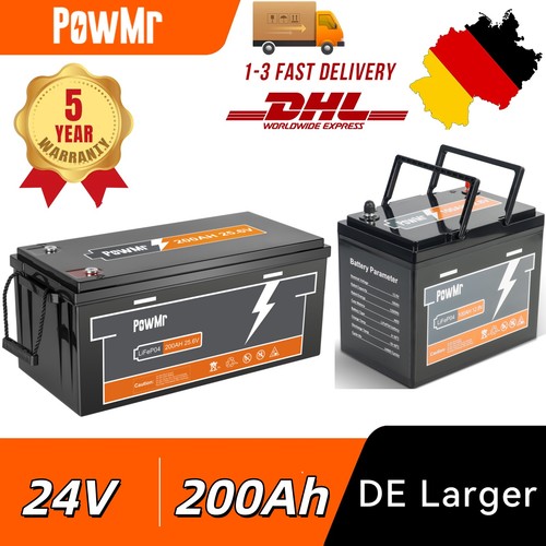 Batteria litio 24v 200ah - al,