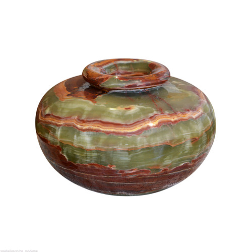Vaso onice verde marmo vase - onice,