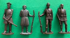Soldatini metallo Serie completa SOLDATI 19° SECOLO H. 4 base tonda