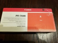STAMPANTE IPF INCHIOSTRO ROSSO 700 ML ORIGINALE CANON PFI-704R 8300 8310