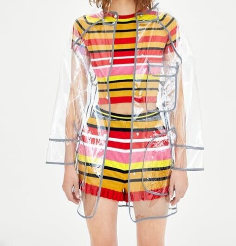 Zara impermeabile con - impermeabile,