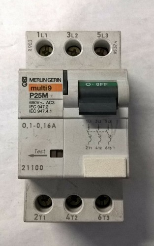 Merlin gerin multi 9 - merlin, p25m