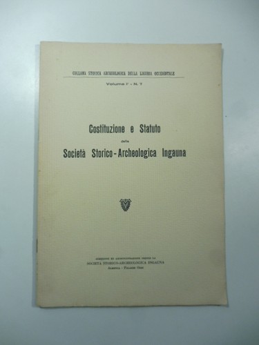 Costituzione statuto della - e,