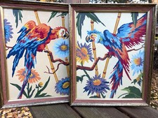 SET 2 pappagalli vintage anni