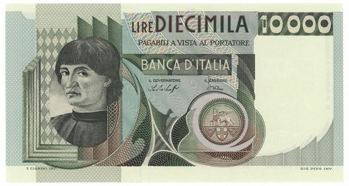 10000 lire ritratto - 10000, a