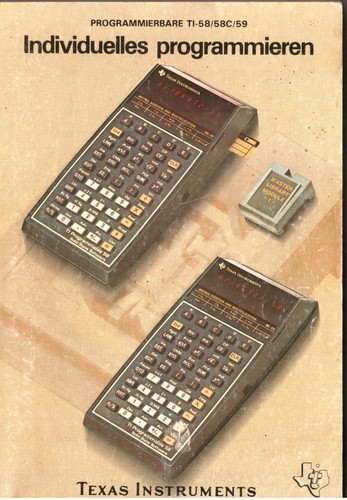 Texas instruments 58 - instruments, "ti-58(58c