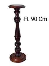 Colonna portavaso in legno