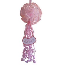 Fiocco Nascita Coccardona Sfera  GRANDE Rosa(SUPER FESTA) VEDI IL NEGOZIO