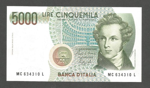 Italy 5000 lire - 5000, lire;