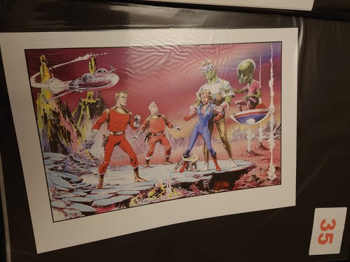 Dan dare signed - dare, print