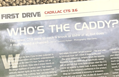 Cadillac cts launch - cts, 3.6