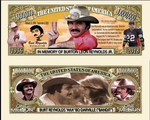 Burt reynolds banconota - -, 1