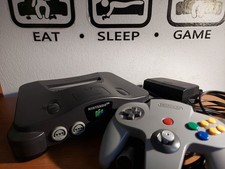 Console Nintendo 64 GIG + Controller Cavi | Pulito Testato Spedizione tracciata